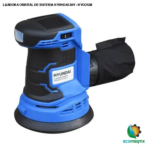 LIJADORA ORBITAL DE BATERIA HYUNDAI 20V - HYCOS20