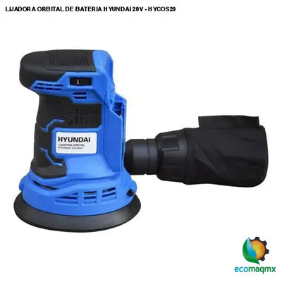 LIJADORA ORBITAL DE BATERIA HYUNDAI 20V - HYCOS20