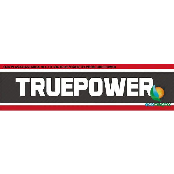 LIMA PLANA BASTARDA 10 X 1 X 5/16 TRUEPOWER TPLPB526