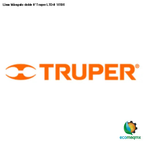 Lima triángulo doble 8’ Truper LTD-8 15135