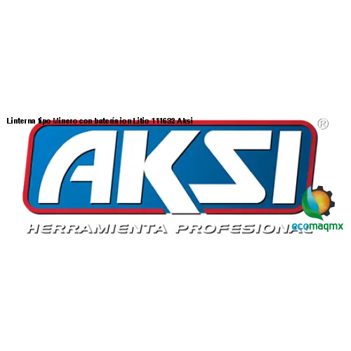 Linterna tipo Minero con batería ion Litio 111632 Aksi