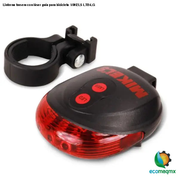 Linterna trasera con láser guía para bicicleta MIKELS LTB-LG