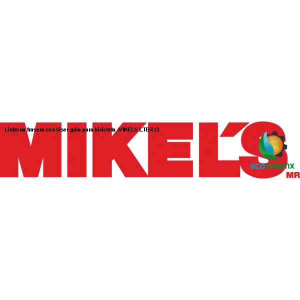 Linterna trasera con láser guía para bicicleta MIKELS LTB-LG