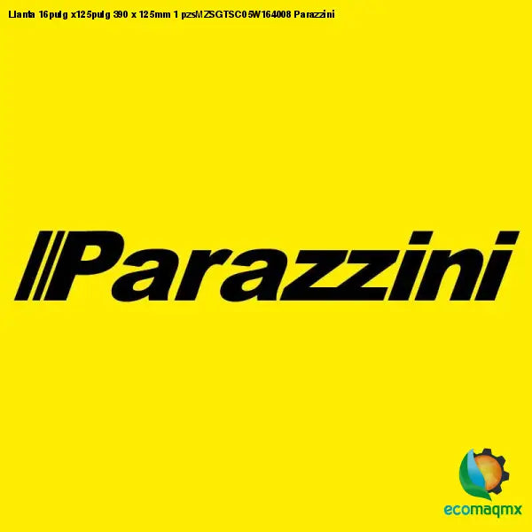 Llanta 16pulg x125pulg 390 x 125mm 1 pzsMZSGTSC05W164008 Parazzini