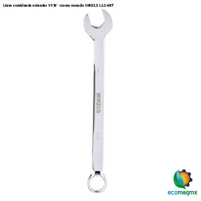 Llave combinada estandar 11/16” cromo vanadio MIKELS LLC-687