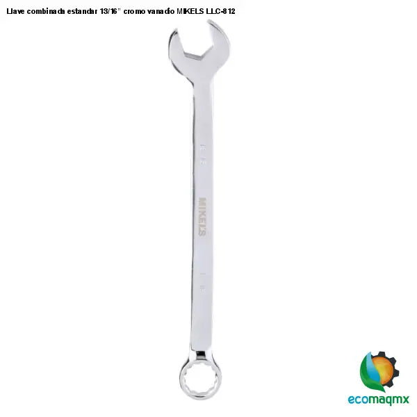 Llave combinada estandar 13/16” cromo vanadio MIKELS LLC-812
