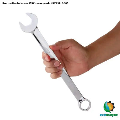 Llave combinada estandar 15/16” cromo vanadio MIKELS LLC-937
