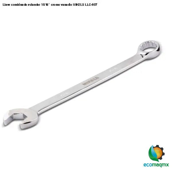 Llave combinada estandar 15/16” cromo vanadio MIKELS LLC-937