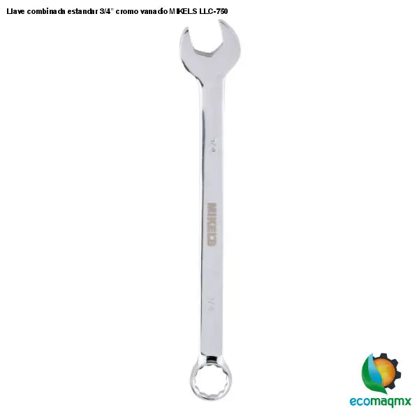 Llave combinada estandar 3/4” cromo vanadio MIKELS LLC-750