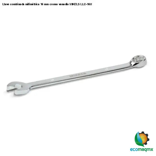 Llave combinada milimétrica 16 mm cromo vanadio MIKELS