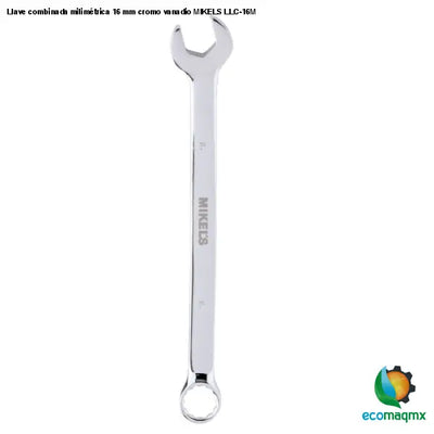 Llave combinada milimétrica 16 mm cromo vanadio MIKELS
