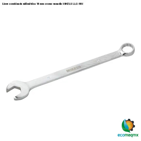 Llave combinada milimétrica 18 mm cromo vanadio MIKELS