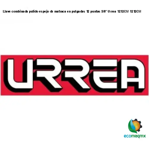 Llave combinada pulido espejo de matraca en pulgadas 12