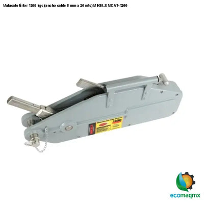 Malacate tirfor 1200 kgs (ancho cable 8 mm x 20 mts) MIKELS