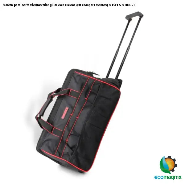 Maleta para herramientas triangular con ruedas (30