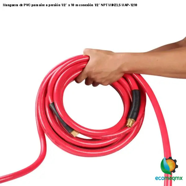 Manguera de PVC para aire a presión 1/2” x 10 m conexión