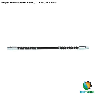 Manguera flexible con resortes de acero (12” 1/8” NPT)
