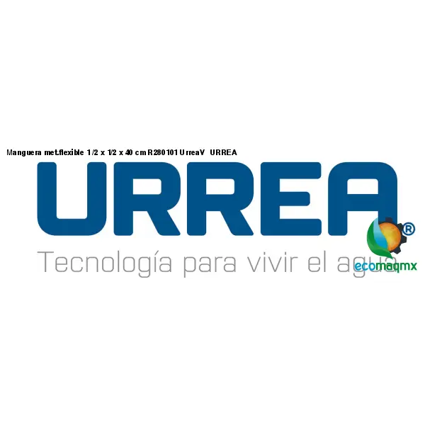 Manguera met.flexible 1 /2 x 1/2 x 40 cm R280101 UrreaV