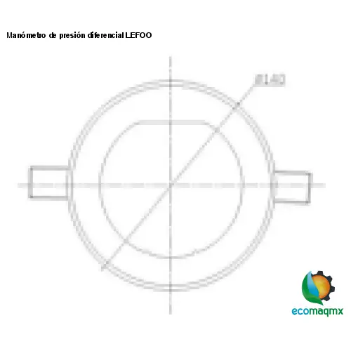 Manómetro de presión diferencial LEFOO