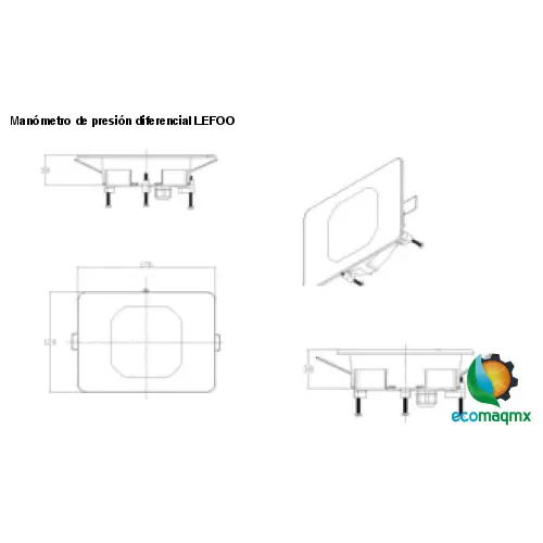 Manómetro de presión diferencial LEFOO