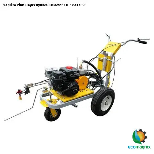 Maquina Pinta Rayas Hyundai C/ Motor 7 HP MATISSE