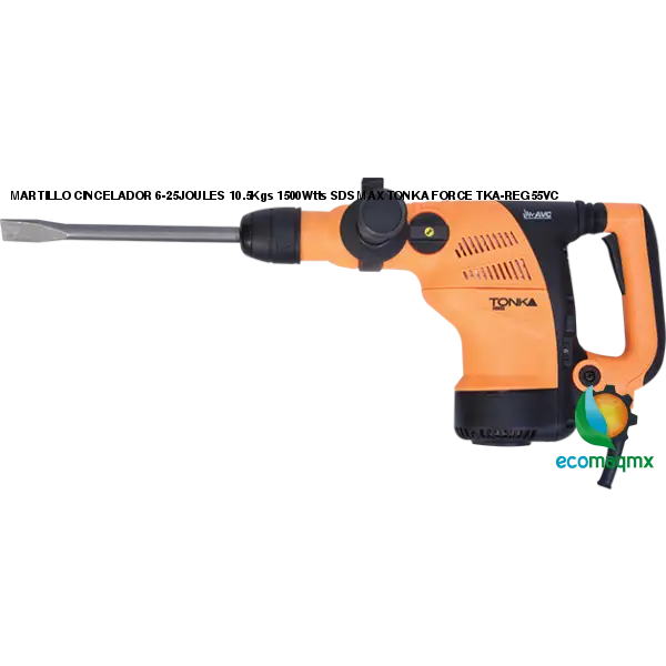 MARTILLO CINCELADOR 6-25JOULES 10.5Kgs 1500Wtts SDS MAX