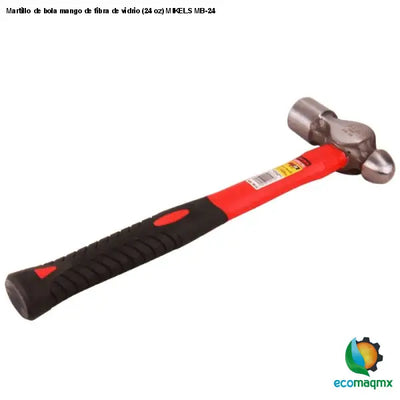 Martillo de bola mango de fibra de vidrio (24 oz) MIKELS