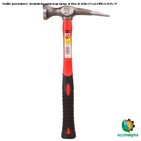 Martillo para laminero desabollador punta larga mango de