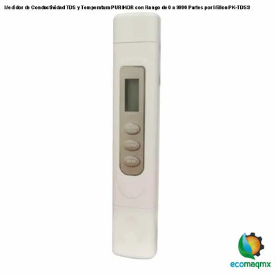 Medidor de Conductividad TDS y Temperatura PURIKOR con Rango