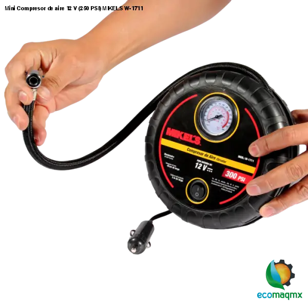 Mini Compresor de aire 12 V (250 PSI) MIKELS W-1711