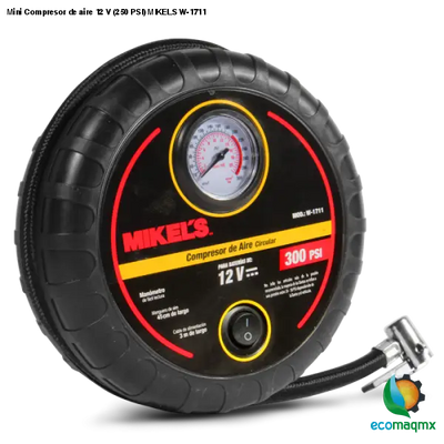 Mini Compresor de aire 12 V (250 PSI) MIKELS W-1711