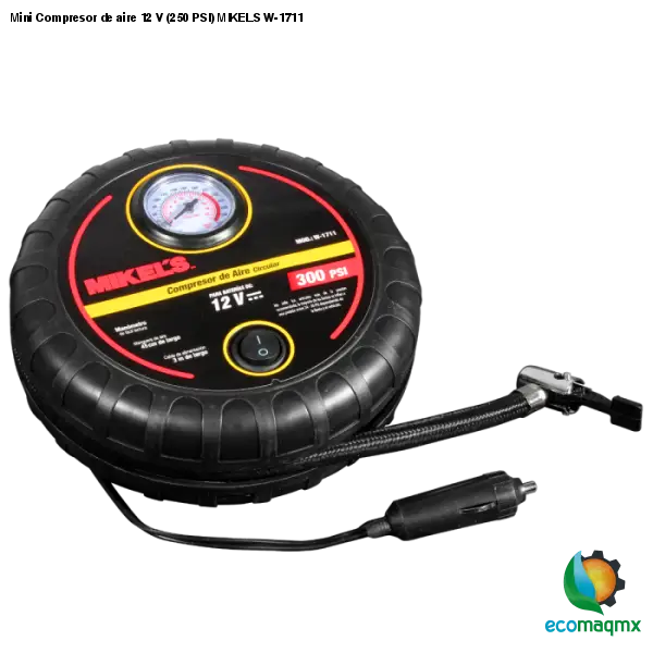 Mini Compresor de aire 12 V (250 PSI) MIKELS W-1711