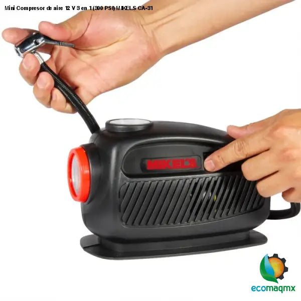 Mini Compresor de aire 12 V 3 en 1 (300 PSI) MIKELS CA-31