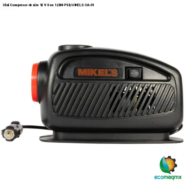 Mini Compresor de aire 12 V 3 en 1 (300 PSI) MIKELS CA-31