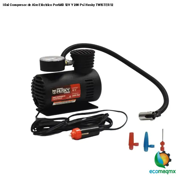 Mini Compresor de Aire Eléctrico Portátil 12V Y 200 Psi