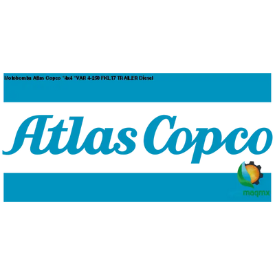 Motobomba Atlas Copco 4x4 VAR 4-250 FKL17 TRAILER Diesel