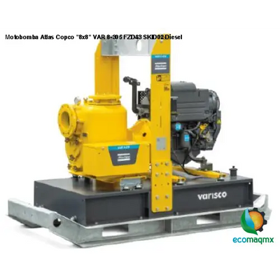 Motobomba Atlas Copco 8x8 VAR 8-305 FZD43 SKID02 Diesel