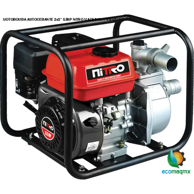 MOTOBOMBA AUTOCEBANTE 2x2 5.5HP NITRO MACHINERY NIT-MG2X2