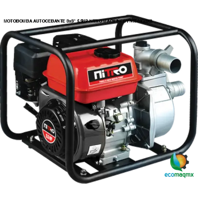MOTOBOMBA AUTOCEBANTE 3x3 5.5HP NITRO MACHINERY NIT-MG3X3
