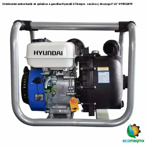 Motobomba autocebante de quimicos a gasolina Hyundai 4