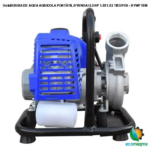 MotoBOMBA DE AGUA AGRICOLA PORTÁTIL HYUNDAI 2.5 HP 1.5X1.5 2