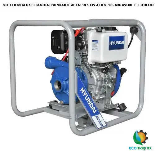 MOTOBOMBA DISEL MARCA HYUNDAI DE ALTA PRESION 4 TIEMPOS