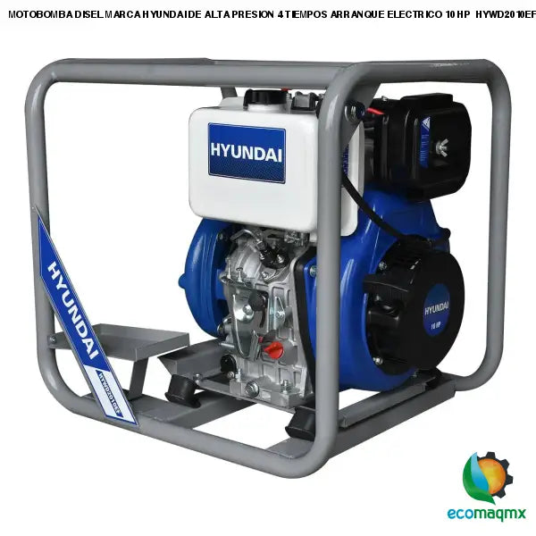 MOTOBOMBA DISEL MARCA HYUNDAI DE ALTA PRESION 4 TIEMPOS