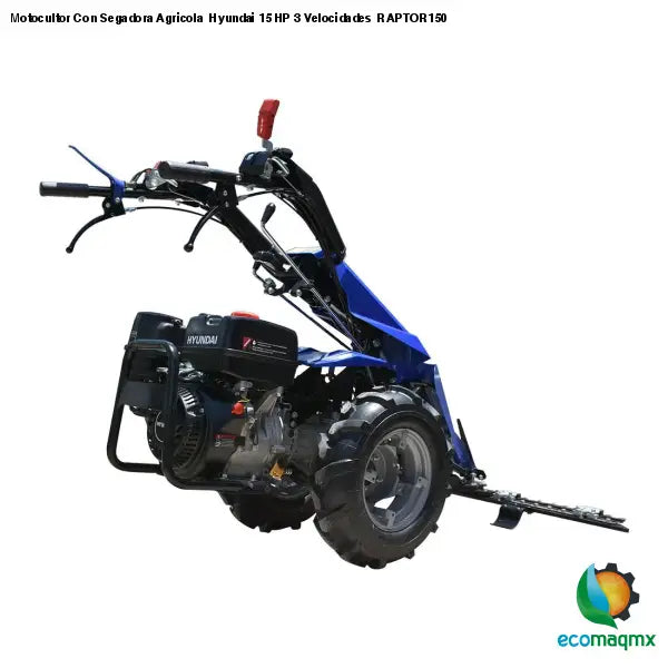 Motocultor Con Segadora Agricola Hyundai 15 HP 3 Velocidades