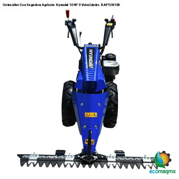 Motocultor Con Segadora Agricola Hyundai 15 HP 3 Velocidades
