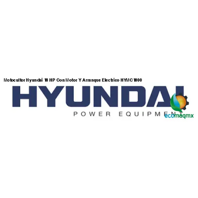 Motocultor Hyundai 18 HP Con Motor Y Arranque Electrico