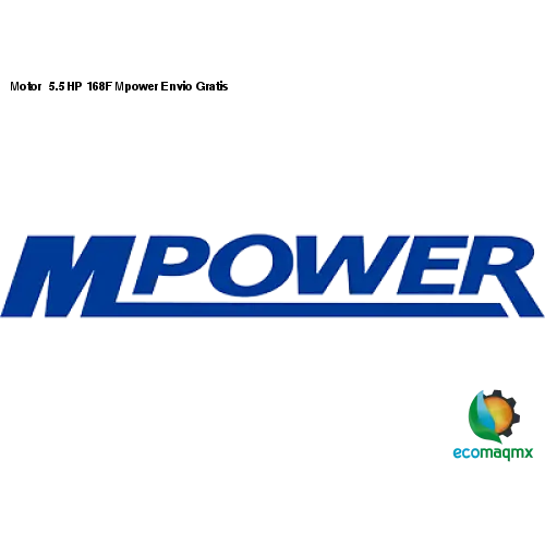 Motor 5.5 HP 168F Mpower Envio Gratis