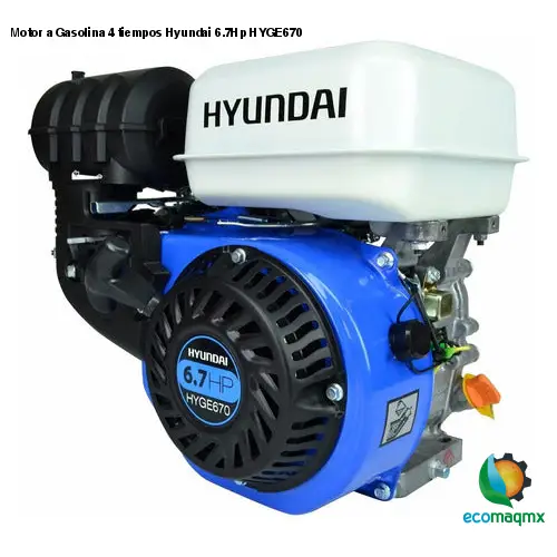 Motor a Gasolina 4 tiempos Hyundai 6.7Hp HYGE670