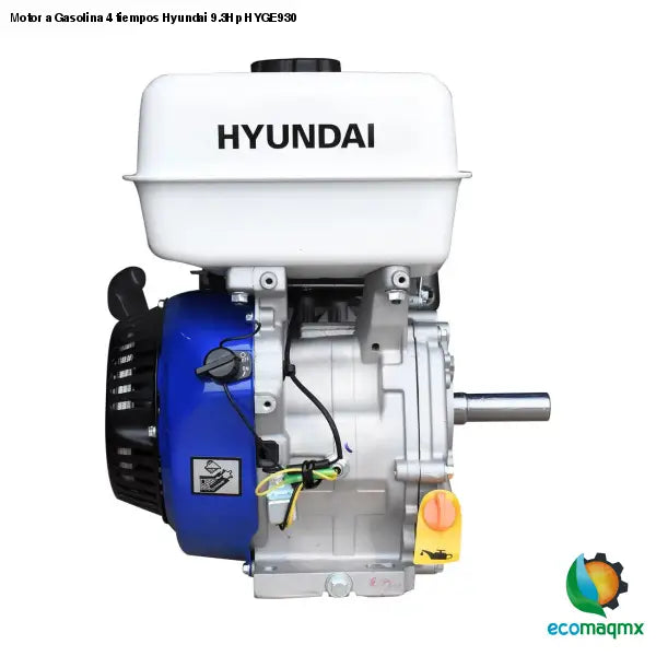 Motor a Gasolina 4 tiempos Hyundai 9.3Hp HYGE930