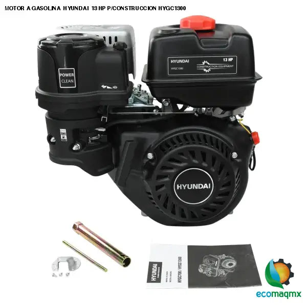 MOTOR A GASOLINA HYUNDAI 13 HP P/CONSTRUCCION HYGC1300